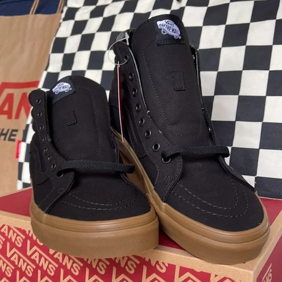 Vans Sk8-Hi Reissue Canvas Gum Black/Light Gum WMNS sneakers - Picture 9 of 16